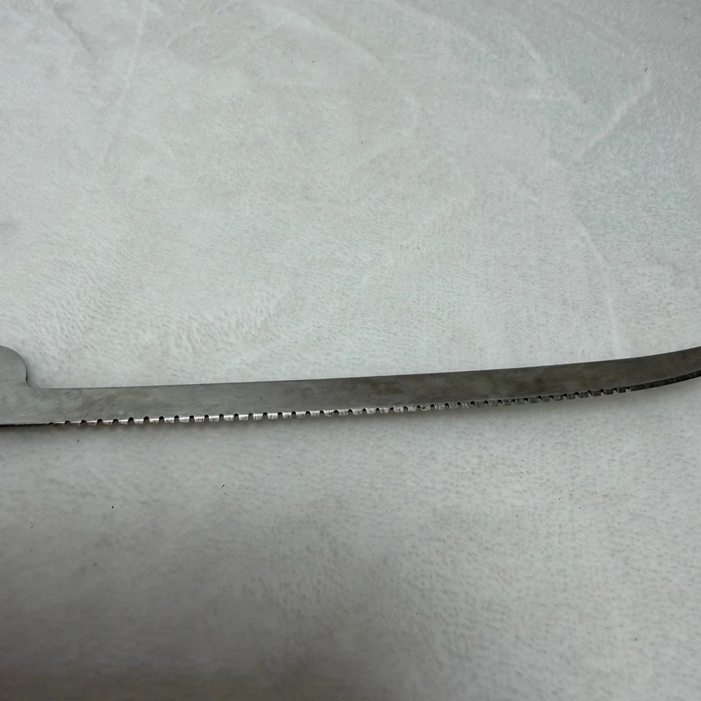 VTG Bakelite Stainless Steel Serrated‎ Utility Knife Curved Blade Slicing Tool